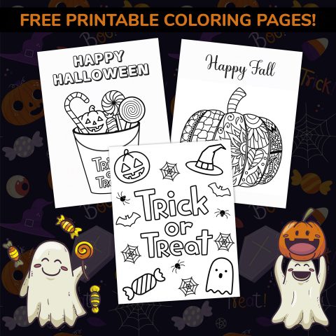 Halloween coloring pages 2020