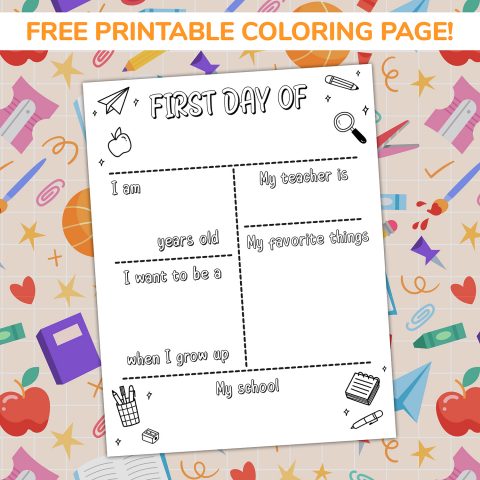 School coloring pages 2022