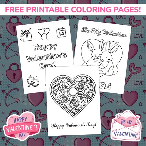 Valentine's coloring pages 2021