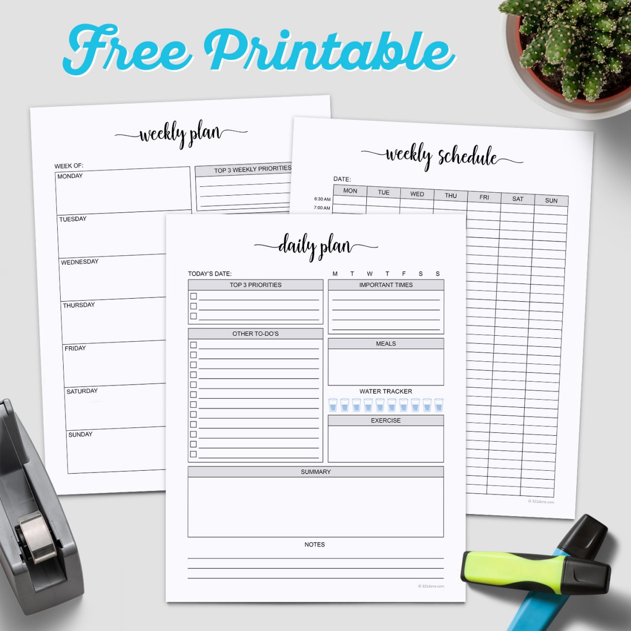 Free Printables Subscribe 321Done Paper Stationery and Printables